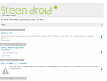 Tablet Screenshot of green-droid.blogspot.com