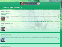 Tablet Screenshot of lunchquestistanbul.blogspot.com