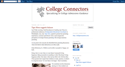 Desktop Screenshot of collegeconnectors.blogspot.com