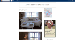 Desktop Screenshot of anythingshabbychic.blogspot.com