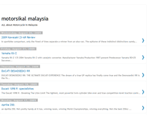 Tablet Screenshot of motorsikalmalaysia.blogspot.com