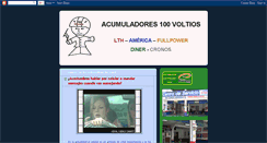 Desktop Screenshot of 100voltios.blogspot.com