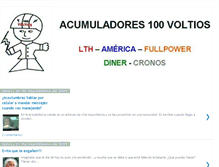 Tablet Screenshot of 100voltios.blogspot.com