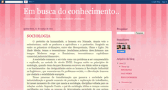 Desktop Screenshot of luzia-embuscadoconhecimento.blogspot.com