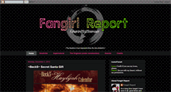 Desktop Screenshot of fangirlreport.blogspot.com