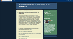 Desktop Screenshot of manipulativosvirtualesenmatematica.blogspot.com