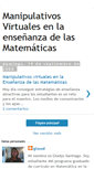 Mobile Screenshot of manipulativosvirtualesenmatematica.blogspot.com