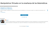 Tablet Screenshot of manipulativosvirtualesenmatematica.blogspot.com