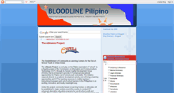 Desktop Screenshot of bloodlinefilipino.blogspot.com