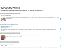 Tablet Screenshot of bloodlinefilipino.blogspot.com