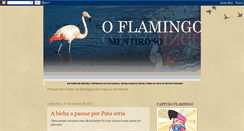 Desktop Screenshot of oflamingomentiroso.blogspot.com