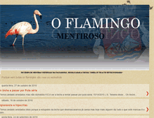 Tablet Screenshot of oflamingomentiroso.blogspot.com