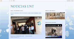 Desktop Screenshot of informativo-unt.blogspot.com