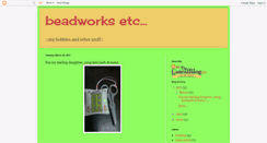 Desktop Screenshot of beadworksnsuch.blogspot.com