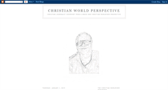Desktop Screenshot of christianworldperspective.blogspot.com