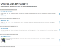 Tablet Screenshot of christianworldperspective.blogspot.com