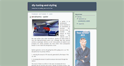 Desktop Screenshot of diy-tuning-and-styling.blogspot.com