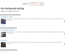 Tablet Screenshot of diy-tuning-and-styling.blogspot.com