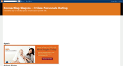 Desktop Screenshot of connecting-singles-online.blogspot.com