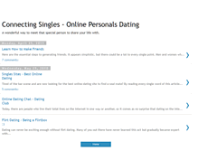 Tablet Screenshot of connecting-singles-online.blogspot.com