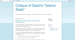 Desktop Screenshot of caliphateordemocracy.blogspot.com