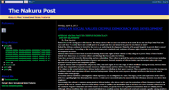 Desktop Screenshot of nakurupostnews.blogspot.com