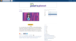 Desktop Screenshot of itsplanetjanet.blogspot.com