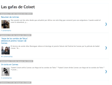 Tablet Screenshot of lasgafasdecoixet.blogspot.com