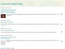 Tablet Screenshot of ambrosiahealth.blogspot.com