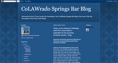 Desktop Screenshot of colawradospringsbarblog.blogspot.com