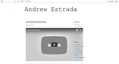 Desktop Screenshot of andrewpaulestrada.blogspot.com