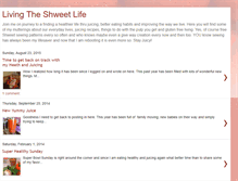 Tablet Screenshot of livingtheshweetlife.blogspot.com