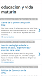 Mobile Screenshot of educacionyvidamaturin.blogspot.com
