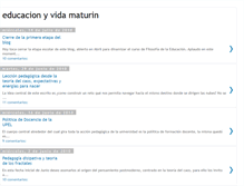 Tablet Screenshot of educacionyvidamaturin.blogspot.com