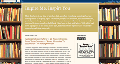 Desktop Screenshot of inspremeinspireyou.blogspot.com
