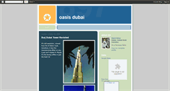 Desktop Screenshot of oasisdubai.blogspot.com