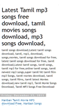 Mobile Screenshot of latest-tamilsongs.blogspot.com