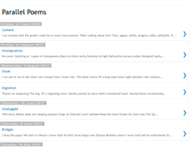 Tablet Screenshot of parallelpoems.blogspot.com