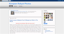 Desktop Screenshot of kerajaanrakyatphotos.blogspot.com