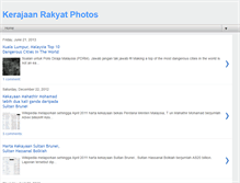 Tablet Screenshot of kerajaanrakyatphotos.blogspot.com