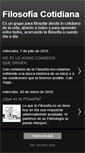 Mobile Screenshot of filosofarcotidiano.blogspot.com