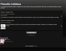 Tablet Screenshot of filosofarcotidiano.blogspot.com