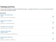 Tablet Screenshot of footlogarchives.blogspot.com