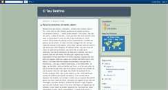 Desktop Screenshot of oteudestino.blogspot.com