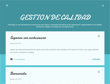 Tablet Screenshot of calidad-udi.blogspot.com