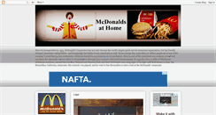 Desktop Screenshot of mcdonaldsathome.blogspot.com