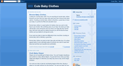 Desktop Screenshot of cutebabyclothes.blogspot.com