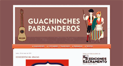 Desktop Screenshot of guachinchesparranderos.blogspot.com