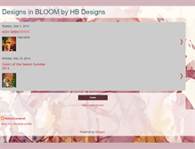 Tablet Screenshot of designsinbloom.blogspot.com