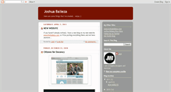 Desktop Screenshot of joshuaballeza.blogspot.com